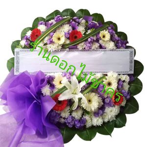 M39 พวงหรีดดอกไม้สด
