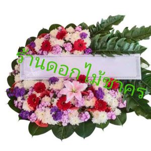 M26 พวงหรีดดอกไม้สด